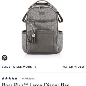 Itzy Ritzy Boss Plus Diaper bag/Backpack